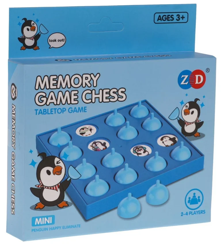 Pingvin Za Pamćenje Puzzle Igra 3