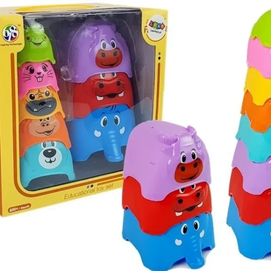 Piramida šalica Sa životinjama Za Bebe 1