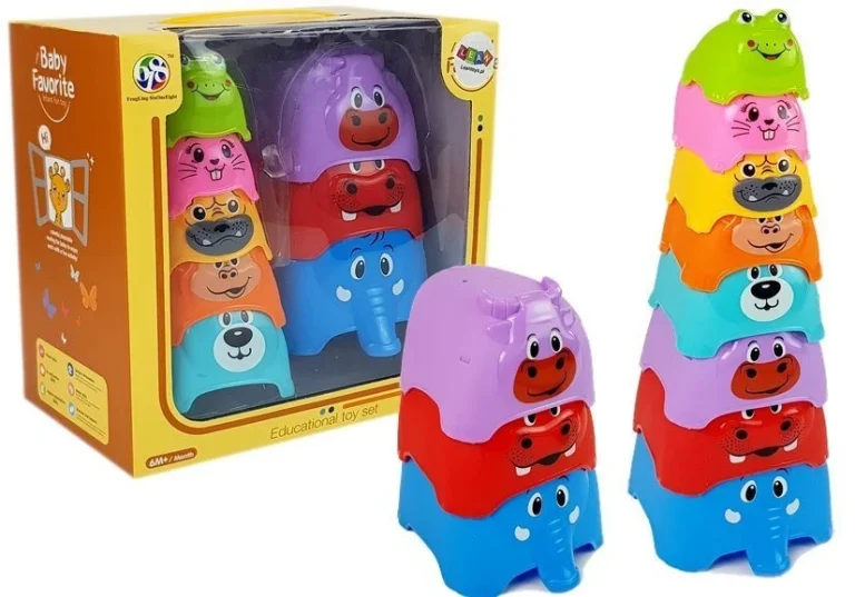 Piramida šalica Sa životinjama Za Bebe 1