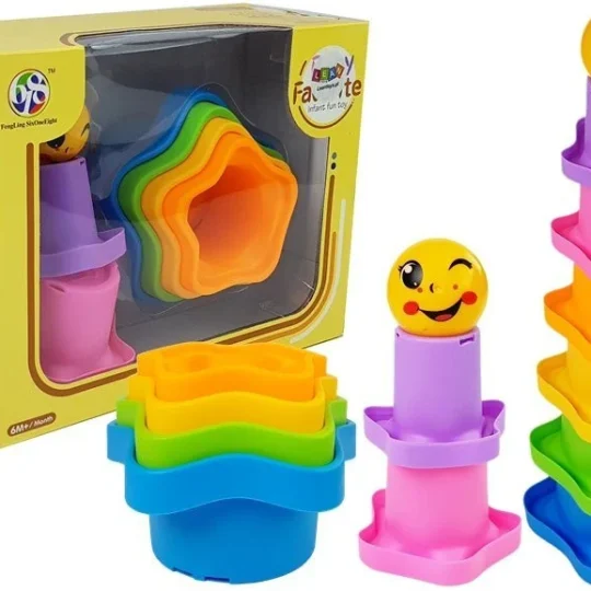 Piramidalne šalice Za Bebe Sa Zvjezdicama 1