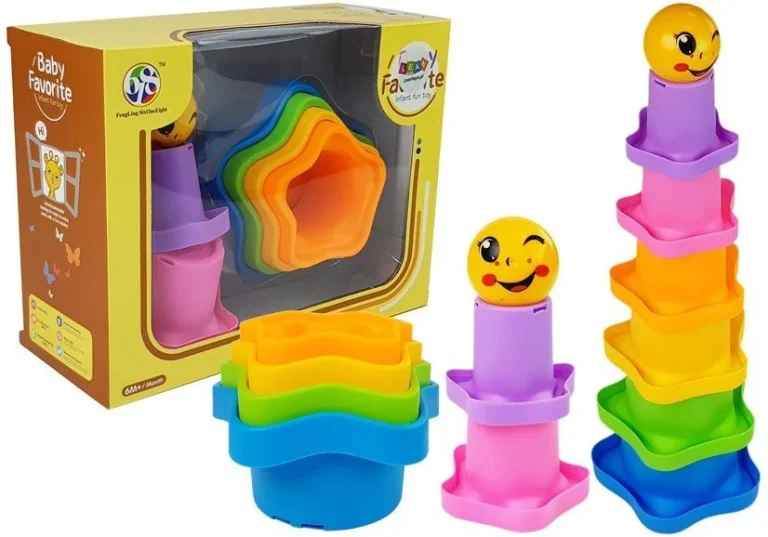 Piramidalne šalice Za Bebe Sa Zvjezdicama 1
