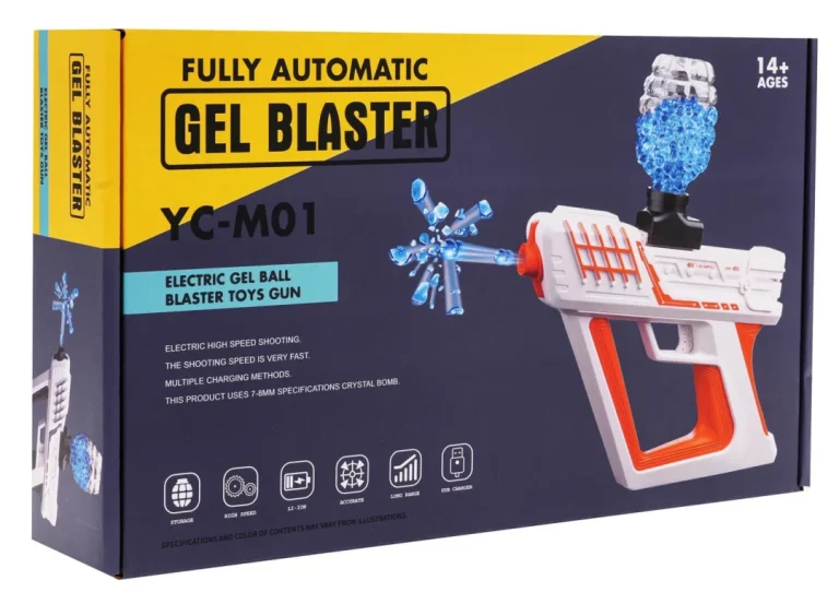 Pištolj Gel Blaster Sivi + Dodaci 8