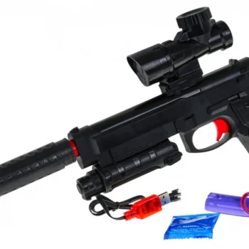 Pištolj M92 S Prigušivačem I Hidrogel Kuglicama 6+ 4