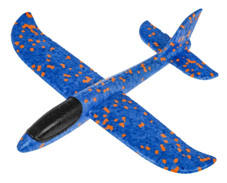 Pištolj Bacač Crveni + Stiropor Avion Plavi 6+ 5