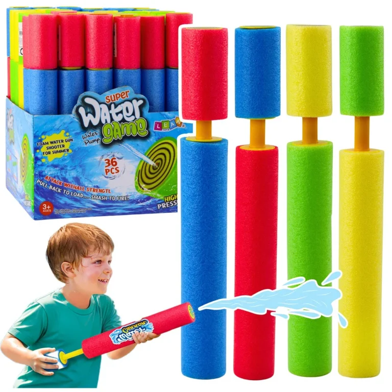 Pištolj Za Pjenu S Vodenom Pumpom, Cijev Za Vodu U Boji, 30 Cm, Miješana 1