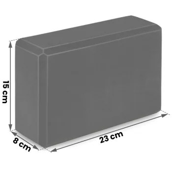 Pjenasta Kocka Za Jogu Ns 962, Set Od 2, Crna 4