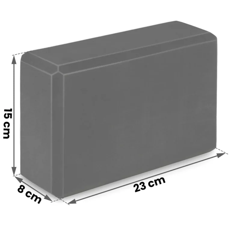 Pjenasta Kocka Za Jogu Ns 962, Set Od 2, Crna 4