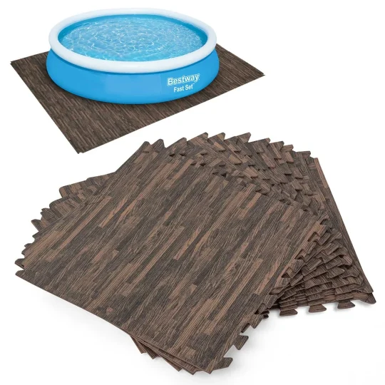 Pjenasta Podloga Za Bazen Slagalica 50 X 50 Cm 12 Kom Bestway 58712 1