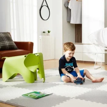 Pjenasta Podloga Za Slaganje Ricokids, 60 × 60 Cm, 4 Komada, Bijela I Siva 11