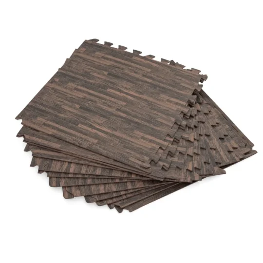 Pjenasta Podloga Za Vrtni Bazen, Imitacija Drveta, 12 Kom., 50x50 Cm, Bestway 1