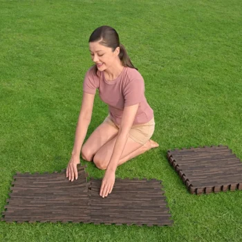 Pjenasta Podloga Za Vrtni Bazen, Imitacija Drveta, 12 Kom., 50x50 Cm, Bestway 10