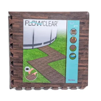 Pjenasta Podloga Za Vrtni Bazen, Imitacija Drveta, 12 Kom., 50x50 Cm, Bestway 6
