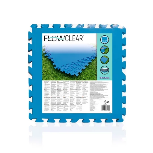 Pjenasta Podloga Za Vrtni Bazen Plava 9 Kom 50x50 Cm Bestway 1