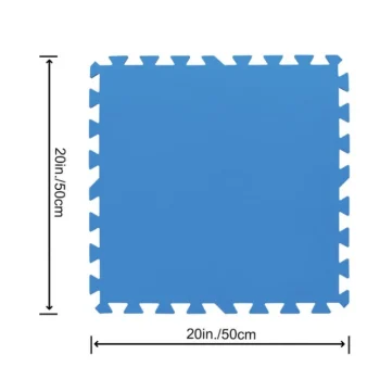 Pjenasta Podloga Za Vrtni Bazen Plava 9 Kom 50x50 Cm Bestway 7