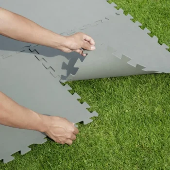 Pjenasta Podloga Za Vrtni Bazen Siva 9 Kom. 50x50 Cm Bestway 4