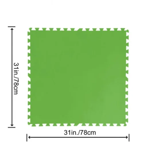 Pjenasta Podloga Za Vrtni Bazen Zelena 9 Kom 78x78 Cm Bestway 1