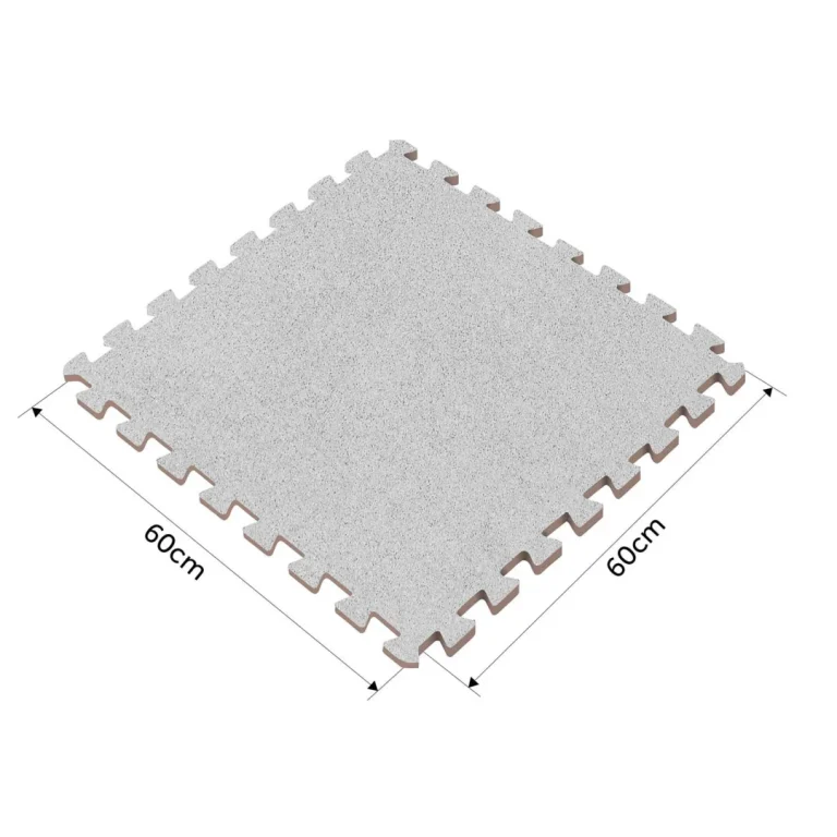 Pjenasta Puzzle Podloga Massido 180 × 120 Cm, 6 Kom, Siva 8