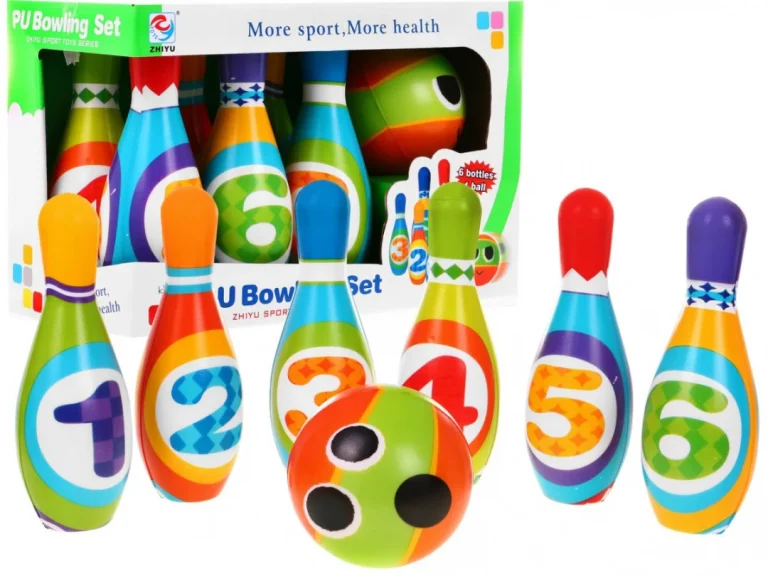 Pjenasti Set Za Kuglanje 6 čunjeva 3+ 1