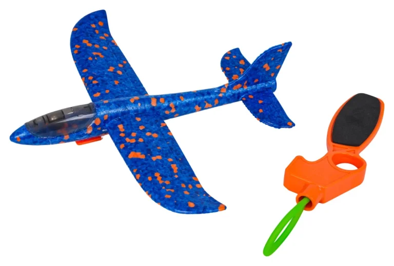 Plavi 2 U 1 Set Aviona S Lanserom 4