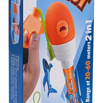 Plavi 2 U 1 Set Aviona S Lanserom 7