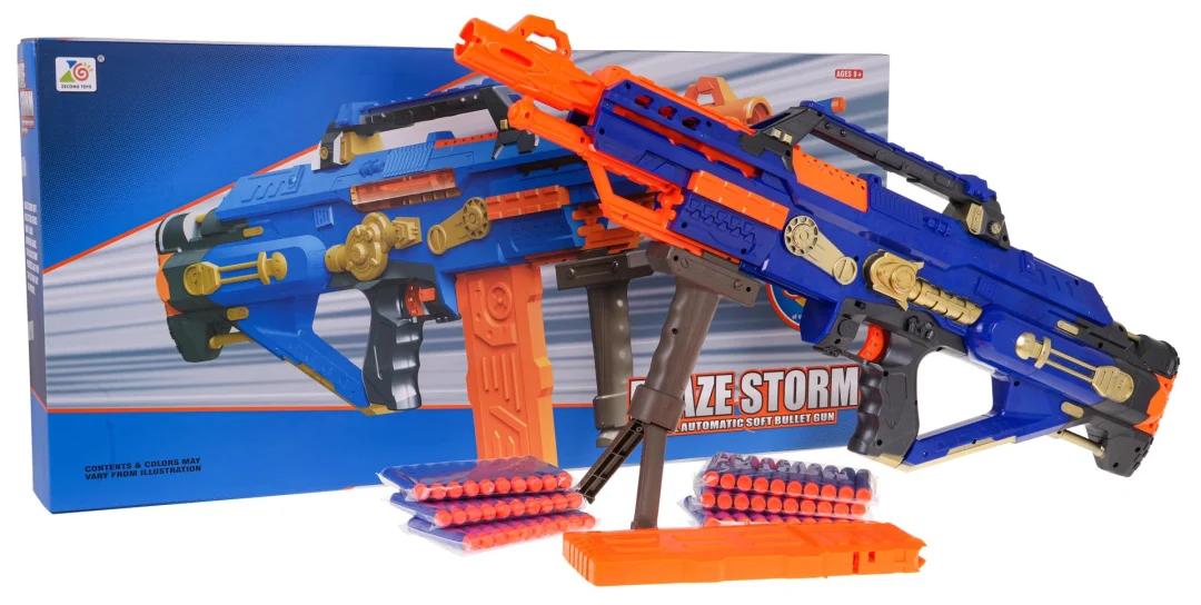 Plavi Mega Blaze Storm Karabin Na Meke Metke 8+ 1