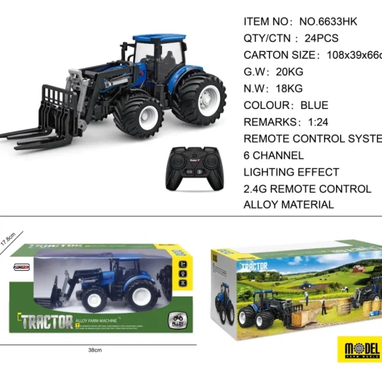 Plavi R/cz Turem Traktor 1