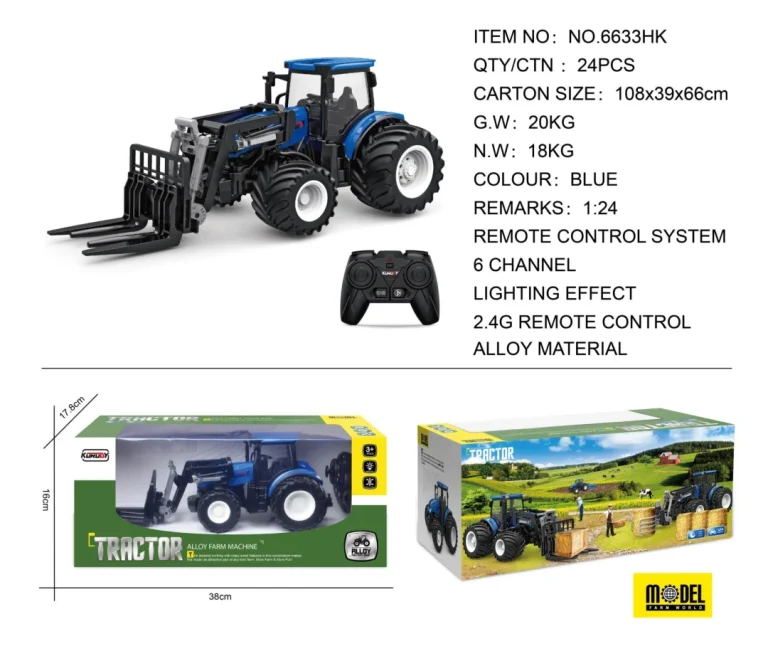 Plavi R/cz Turem Traktor 1