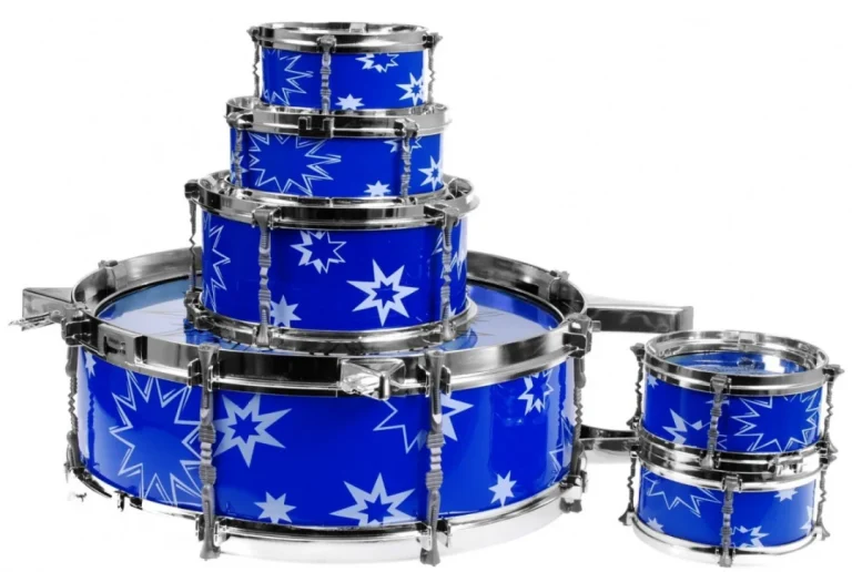 Plavi Bubnjevi 6 Bubnjeva Sa Stolicom 3+ 3