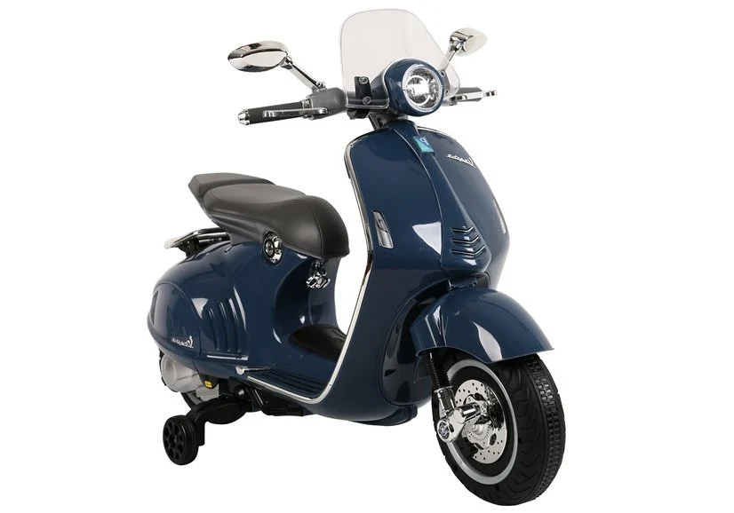 Plavi Električni Skuter Vespa Gts 300 Motor Na Akumulator 1