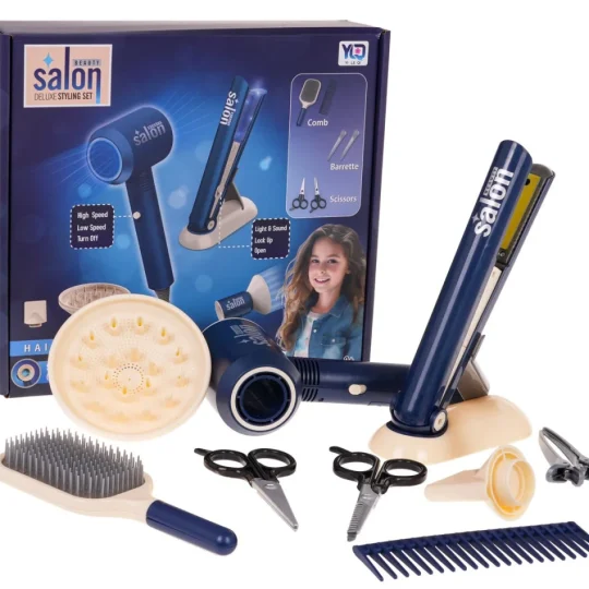 Plavi Set Za Malu Frizerku + Pribor 1