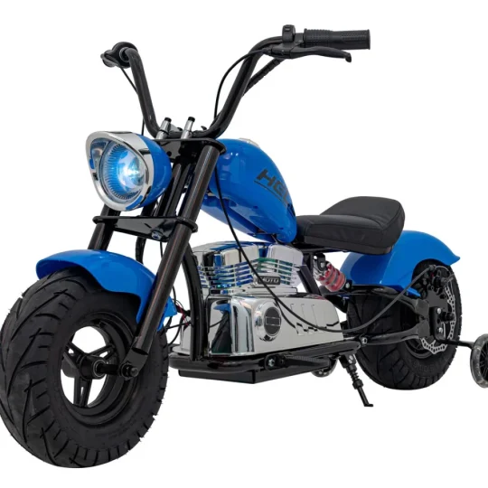 Plavo Motorno Vozilo Chopper Warrior Motor Na Akumulator 1