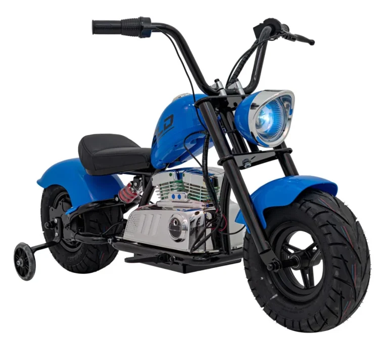 Plavo Motorno Vozilo Chopper Warrior Motor Na Akumulator 5