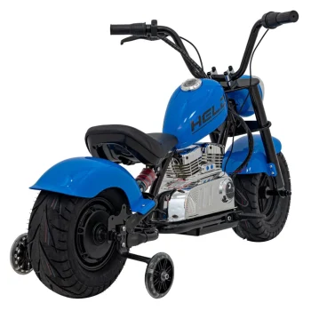 Plavo Motorno Vozilo Chopper Warrior Motor Na Akumulator 9