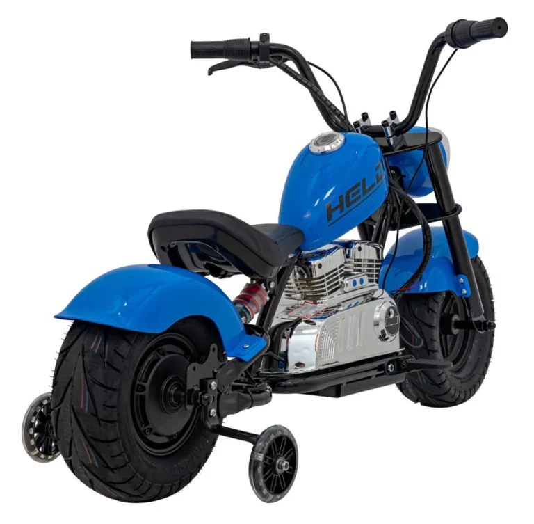 Plavo Motorno Vozilo Chopper Warrior Motor Na Akumulator 9