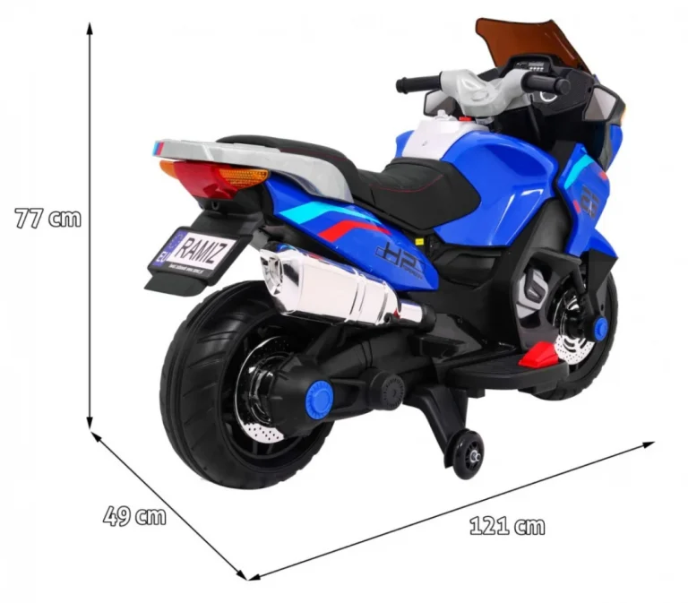 Plavo Vozilo Za Moto Sport Turizam Motor Na Akumulator 2
