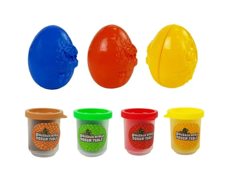 Play Dough Set Jaja Dinosaura, 12 Dijelova, 4 Boje 5