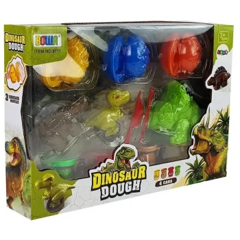 Play Dough Set Jaja Dinosaura, 12 Dijelova, 4 Boje 9