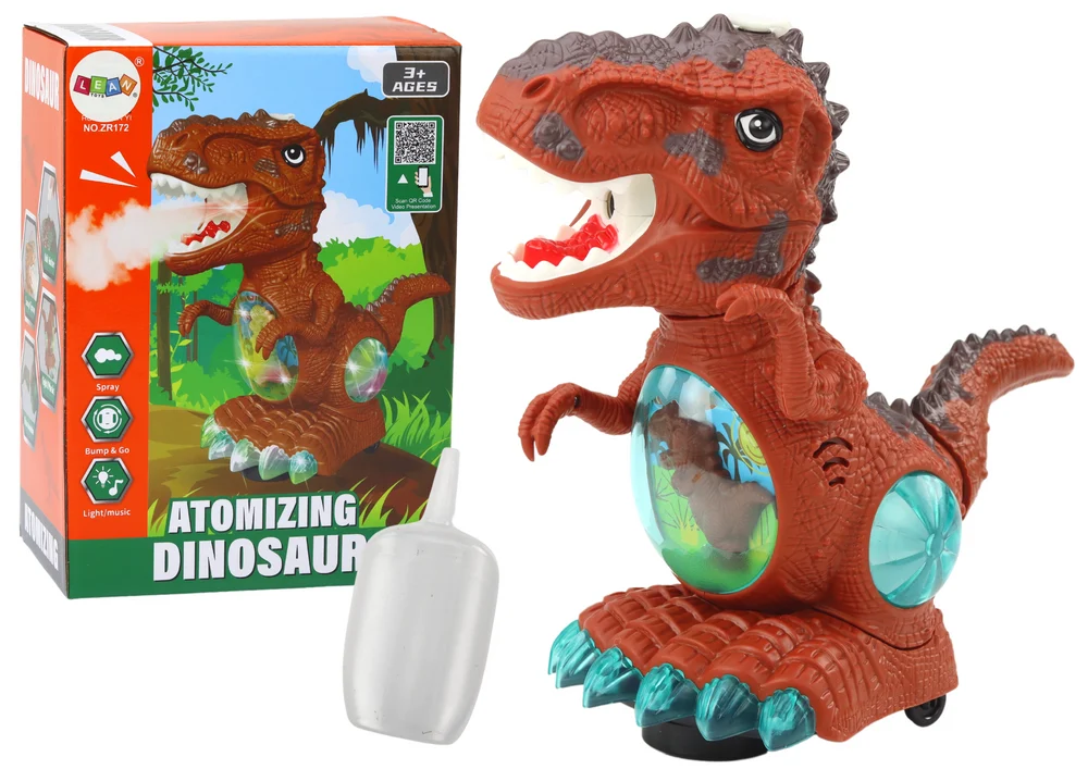 Plesni Dinosaur Sa Senzorom Prepreka Smeđi 1