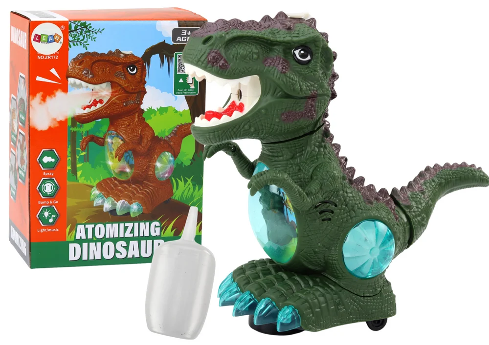 Plesni Dinosaur Sa Senzorom Prepreka Zeleni 1