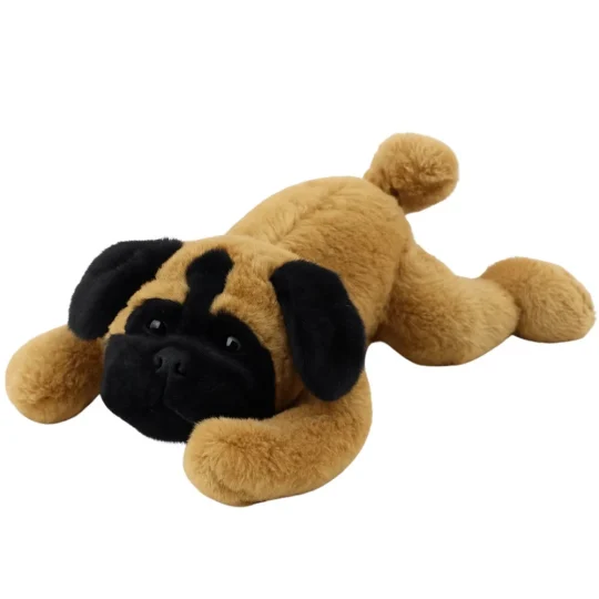 Plišana Igračka Mops Ležeći Smeđi 40 Cm 1