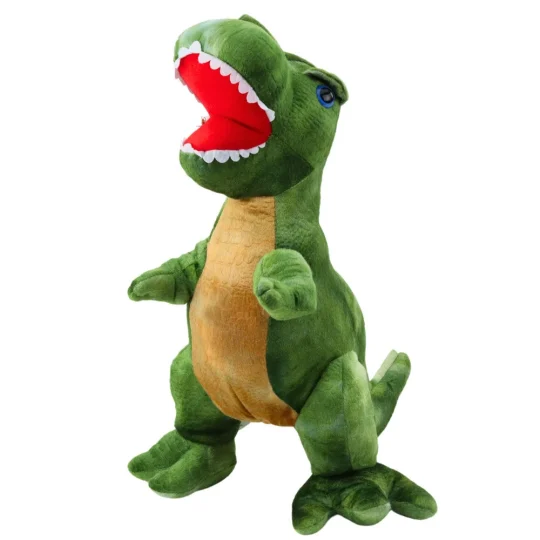 Plišana Igračka Dinosaur S Teksturiranom Kožom Zelena 45 Cm 1
