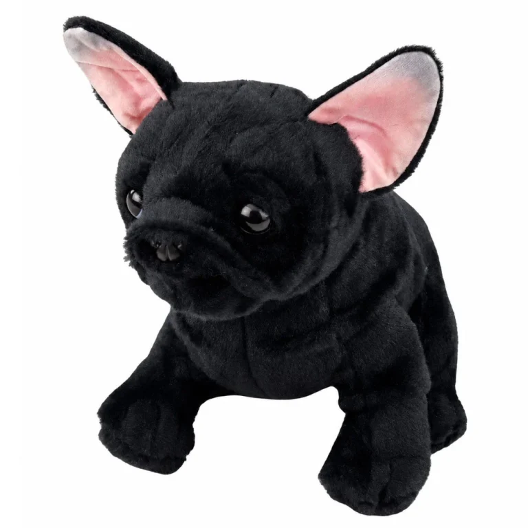 Plišana Igračka Francuski Buldog Crni 22 Cm 4