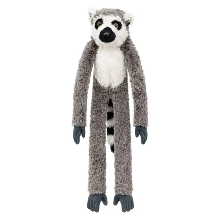 Plišana Igračka Lemur S čičkom Za Vješanje Siva 35 Cm 4