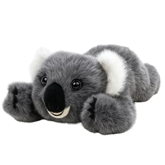 Plišana Igračka Ležeći Koala, Sivi, 30 Cm 1