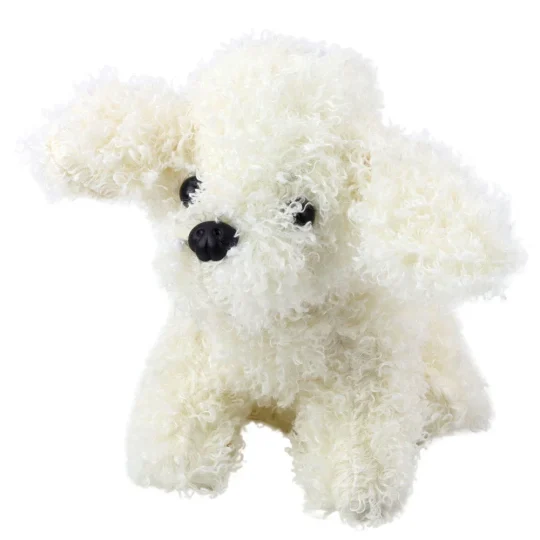 Plišana Igračka Minijaturna Pudlica, Bijela, 20 Cm 1