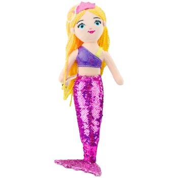 Plišana Igračka Sirene S Repom, šljokicama, Ljubičasta, 48 Cm 2