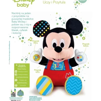 Plišana Interaktivna Igračka Disney Baby Mickey Clementoni 50131, Poljski Jezik 5