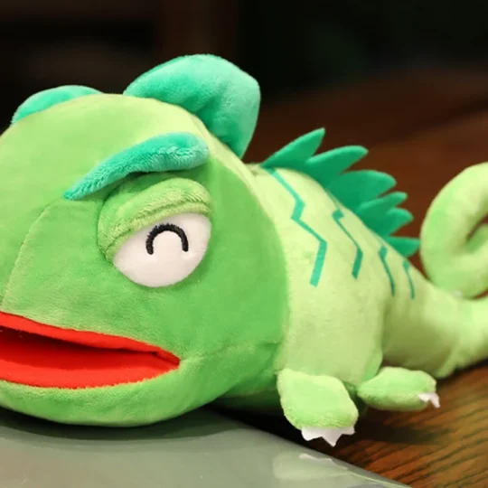 Plišana Lutka Za Ruku Zeleni Zmaj 30 Cm 1
