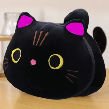 Plišana Maskota Igračka Crna Mačka 18 Cm 2