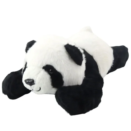Plišana Maskota Igračka Ležeća Panda Crno Bijela 30 Cm 1